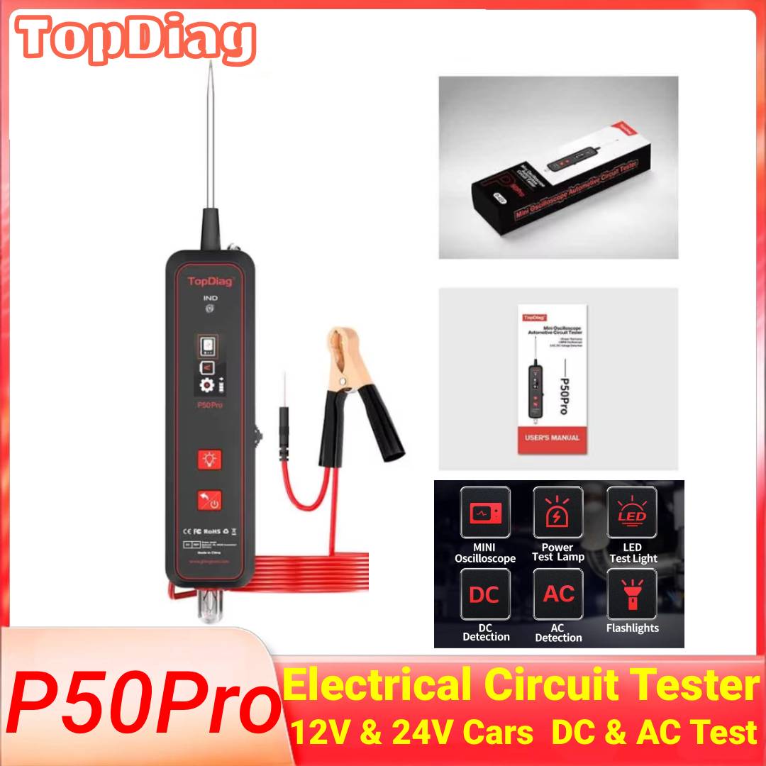 Power Tools In Automotive - Topdiag P50 Pro Tester di Circuito