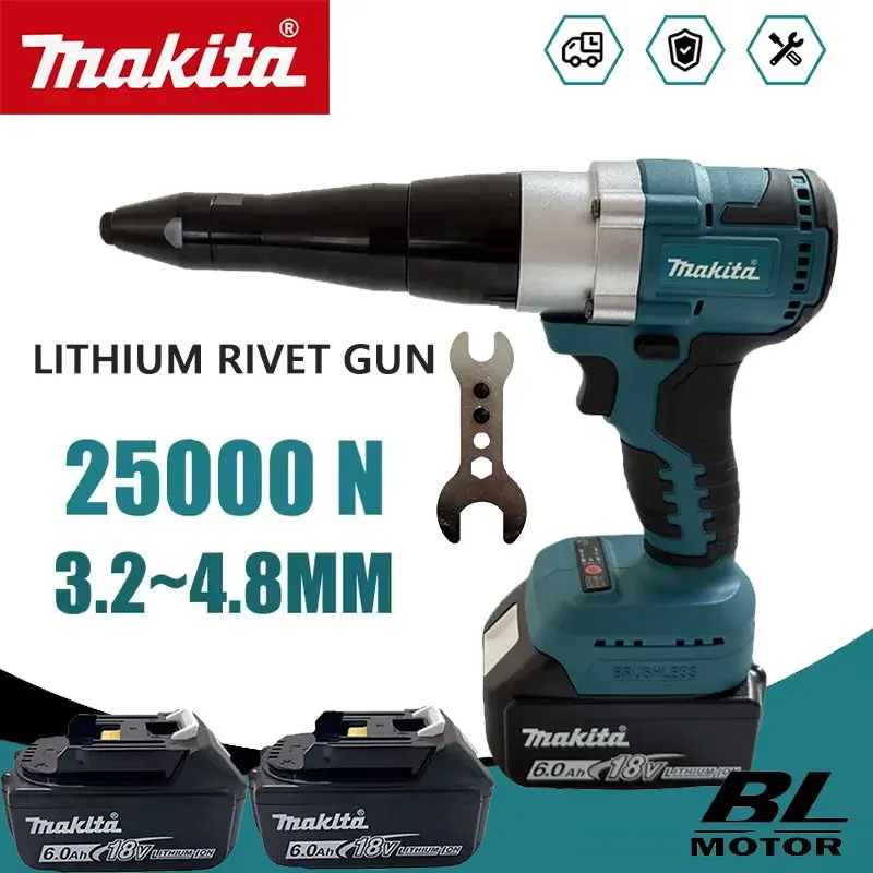 Power Tools Jobs - Makita 25000N Pistola Rivettatrice Elettrica Brushless