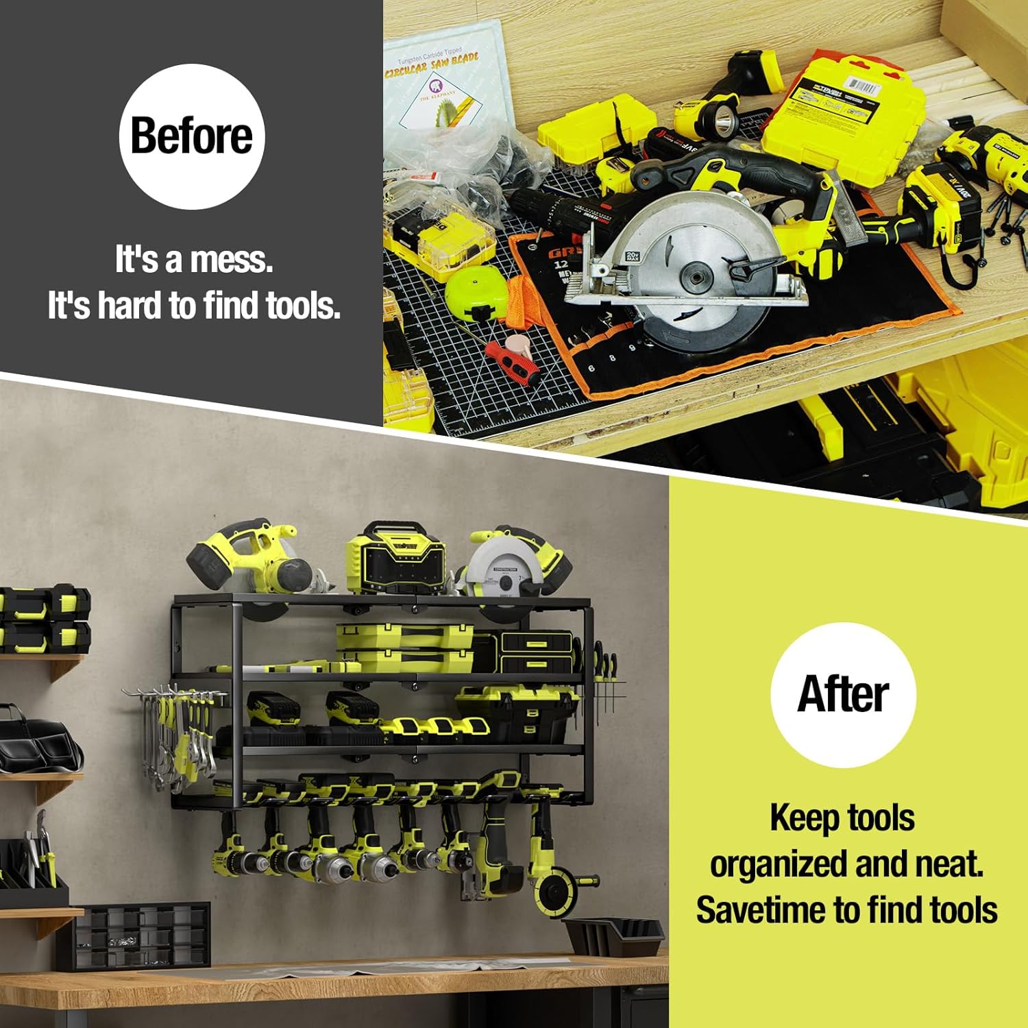 Organizzatore da Parete a 4 Li - Power Tools Organizer recensione e prezzo