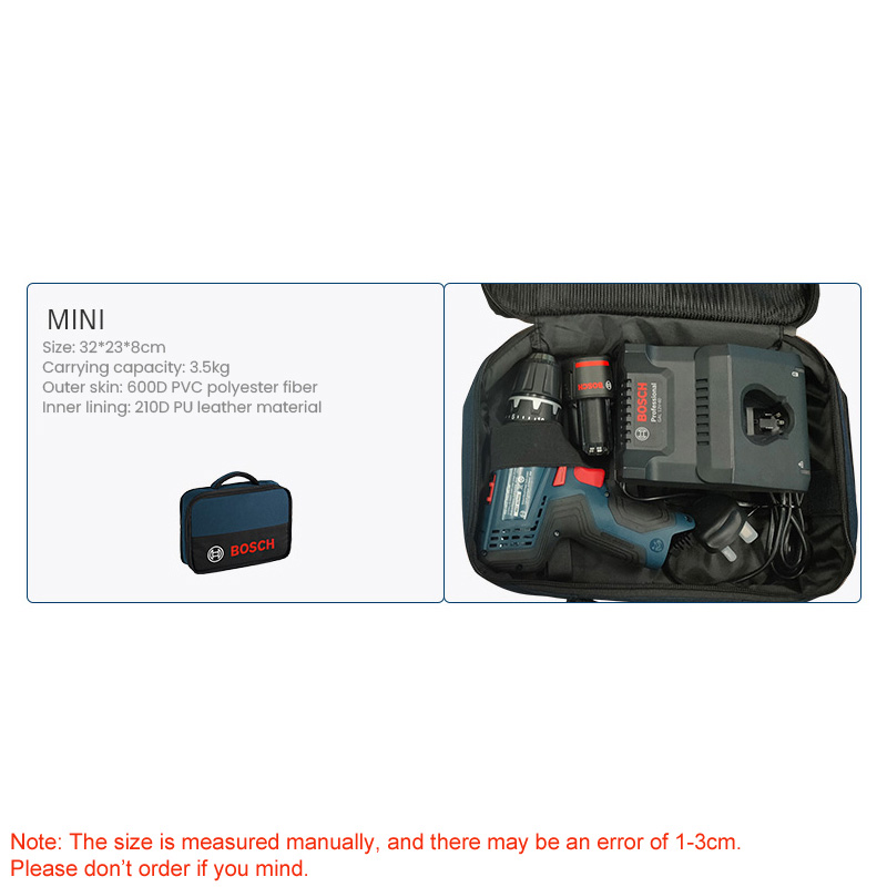 Bosch T-Bag Mini/S Borsa per a - Power Tools Software recensione e prezzo