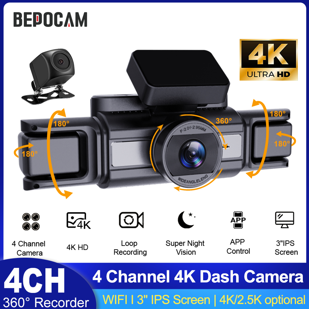 BEPOCAM Dash Cam 4CH 4K per Au - Power Tools Japan recensione e prezzo