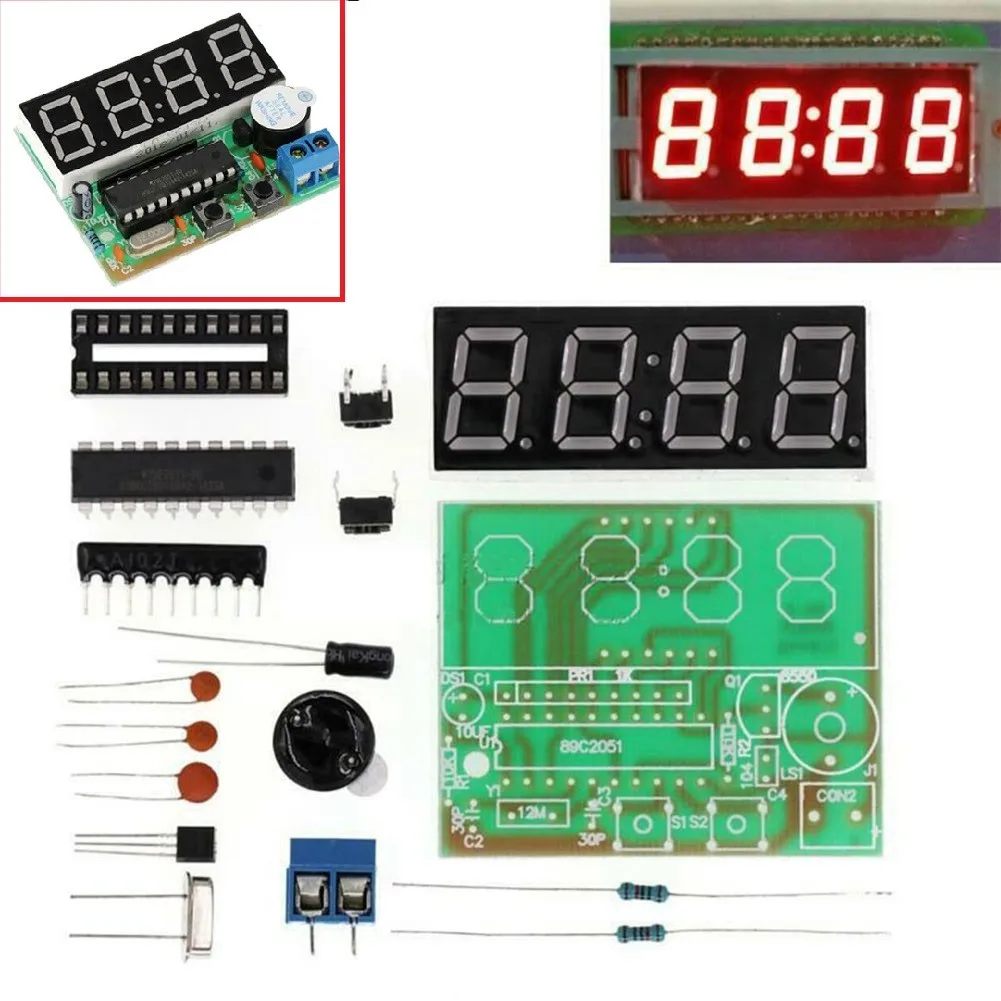 Orologio digitale a 4 bit Kit  - Power Tools Skills recensione e prezzo